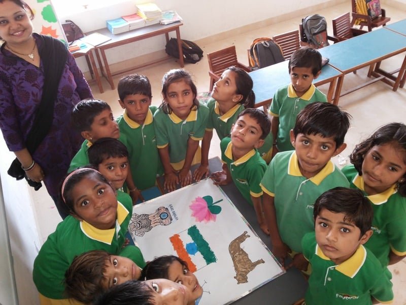 Senior students in class